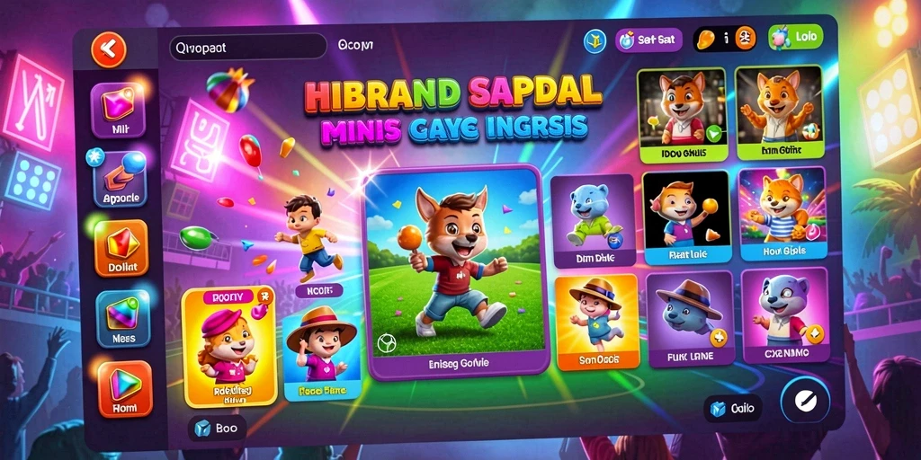 Screenshot menunjukkan fitur komunitas interaktif yang menyenangkan.