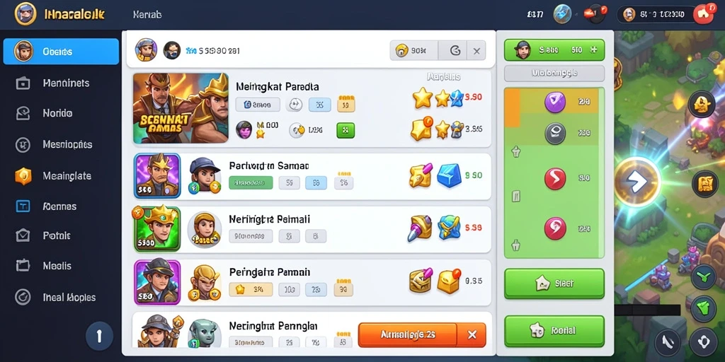 Level menantang yang membuat adrenalin meningkat.