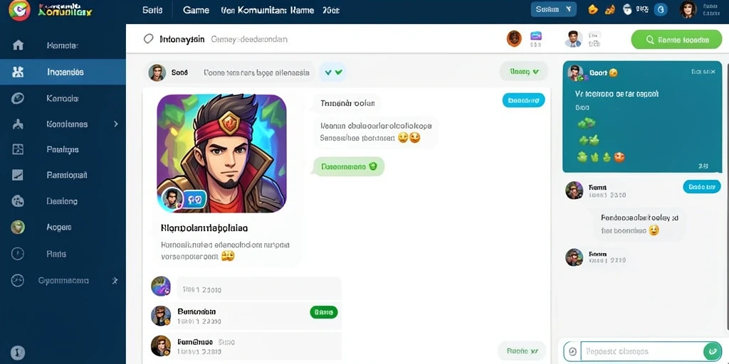 Fitur sosial untuk interaksi antar pemain.