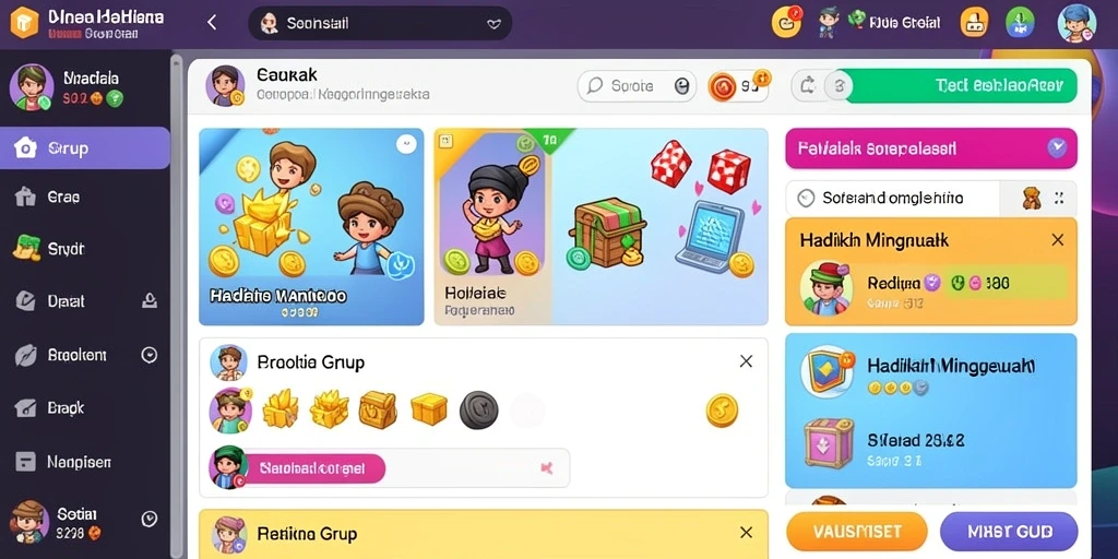 Tangkapan layar menggambarkan fitur multiplayer yang menyenangkan.