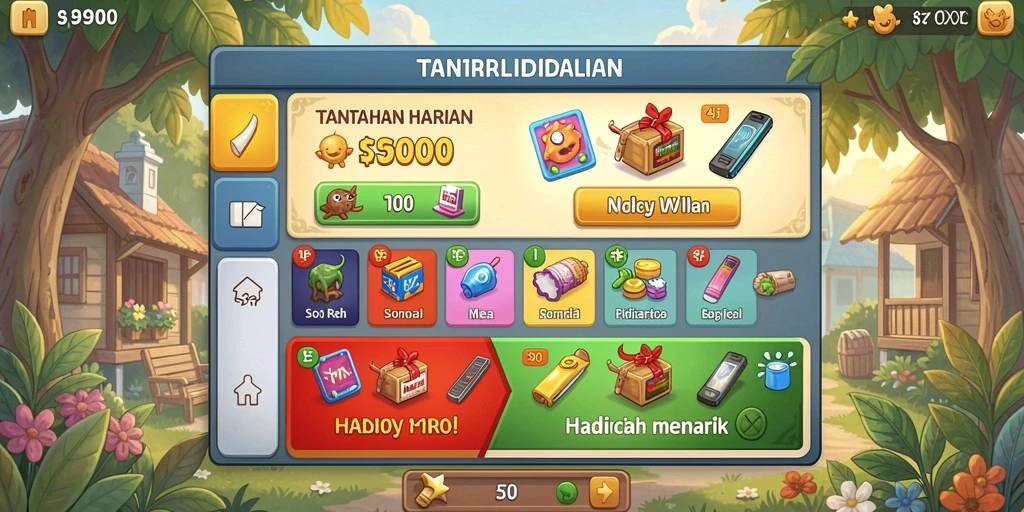 Fitur bonus yang menguntungkan dan menggugah semangat.